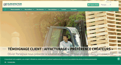 Desktop Screenshot of eurofactor.com