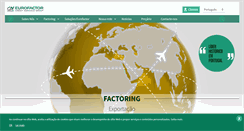 Desktop Screenshot of eurofactor.pt