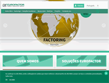 Tablet Screenshot of eurofactor.pt